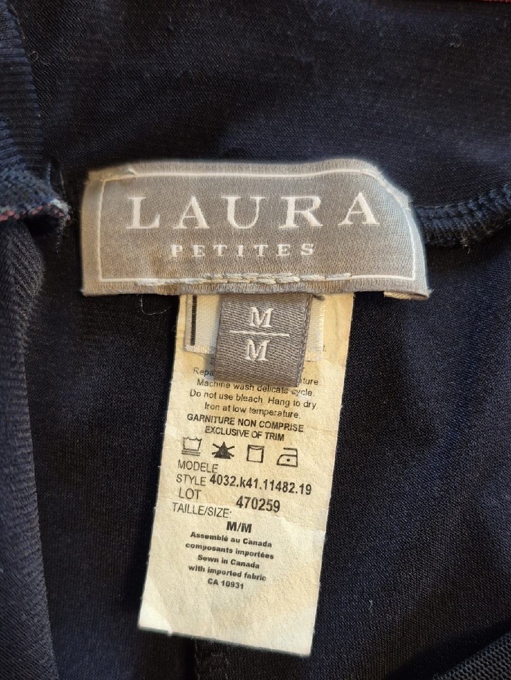 LAURA Wide Leg flowy lined pant - Med Petite - Picture 5 of 7